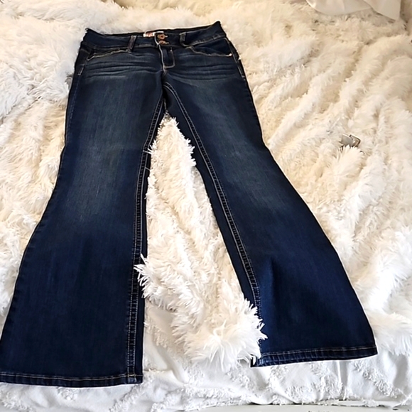 💙🩵💙2 NEW SO AND L.E.I. Hipster Flare JEANS 90's Y2K BUNDLE💙🩵💙 - Picture 3 of 9